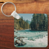 水 |アルタイ山脈、クチェッラ川 キーホルダー (正面)