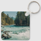 水 |アルタイ山脈、クチェッラ川 キーホルダー (裏面)