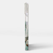 水 |アルタイ山脈、クチェッラ川 iPhoneケース (左側面)