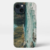 水 |アルタイ山脈、クチェッラ川 iPhoneケース (裏面)