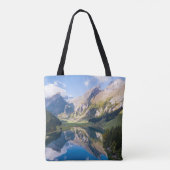 水 |アルプシー湖スイス トートバッグ (裏面)