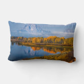 水 オックスボウベンドジャクソンワイオミング ランバークッション (裏面)