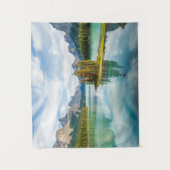 水 |カナダのジャスパー国立公園、マリーニュ湖 タペストリー (正面)