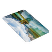 水 |カナダのジャスパー国立公園、マリーニュ湖 マグネット (右側)