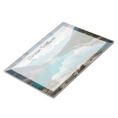 水 |カナダのモレーヌ湖 ノートパッド (アングル)