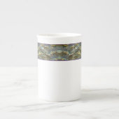 水/カラーボーン中国 ボーンチャイナマグカップ (正面)