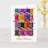 水 カード (黄色い花)