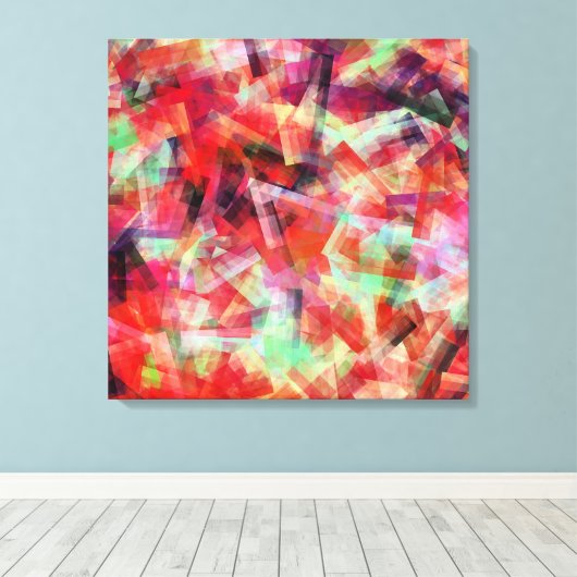 水 キャンバスプリント (インサイチュ (ウッドフロア))