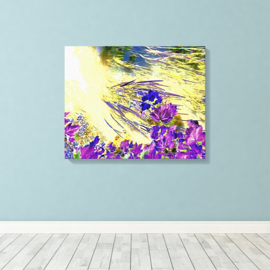 水 キャンバスプリント (インサイチュ (ウッドフロア))