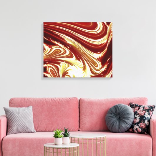 水 キャンバスプリント (インサイチュ (リビング))