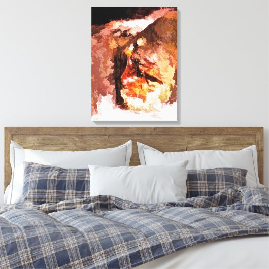 水 キャンバスプリント (インサイチュ (寝室))