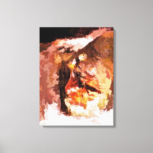 水 キャンバスプリント (正面)