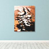 水 キャンバスプリント (インサイチュ (ウッドフロア))