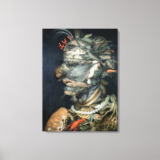 水 キャンバスプリント (正面)