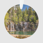 水 |グレンぶら下がったウッド湖春(コロラド) オーナメント (正面)