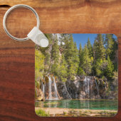 水 |グレンぶら下がったウッド湖春(コロラド) キーホルダー (正面)