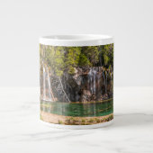 水 |グレンぶら下がったウッド湖春(コロラド) ジャンボコーヒーマグカップ (正面)