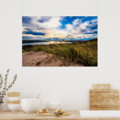 水 |グレン・レイク・スリーピング・ベア・デューンズ・ミシガン ポスター (キッチン)