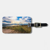 水 |グレン・レイク・スリーピング・ベア・デューンズ・ミシガン ラゲッジタグ (正面横)