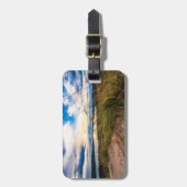 水 |グレン・レイク・スリーピング・ベア・デューンズ・ミシガン ラゲッジタグ (正面縦)