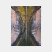 水 |コロラド州マルーンベルズ フリースブランケット (正面)