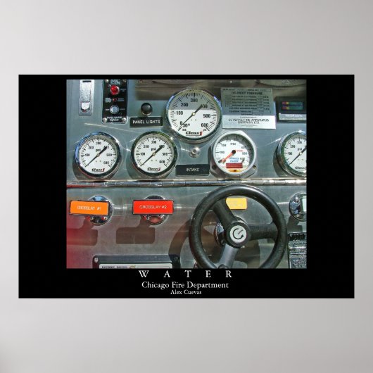 水 – シカゴ消防署 ポスター (正面)
