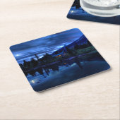 水 |ジェニーレイクグランドテトン国立公園 スクエアペーパーコースター (アングル)