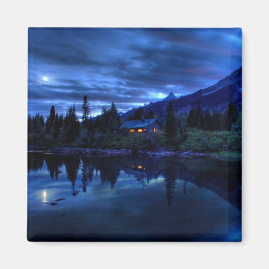 水 |ジェニーレイクグランドテトン国立公園 マグネット (正面)