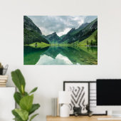 水 |スイスアルプス湖 ポスター (ホームオフィス)