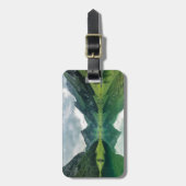 水 |スイスアルプス湖 ラゲッジタグ (正面縦)