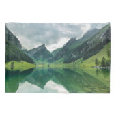 水 |スイスアルプス湖 枕カバー (裏面)