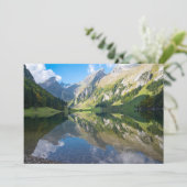 水 |スイス湖アルプス(スイス) サンキューカード (スタンド正面)