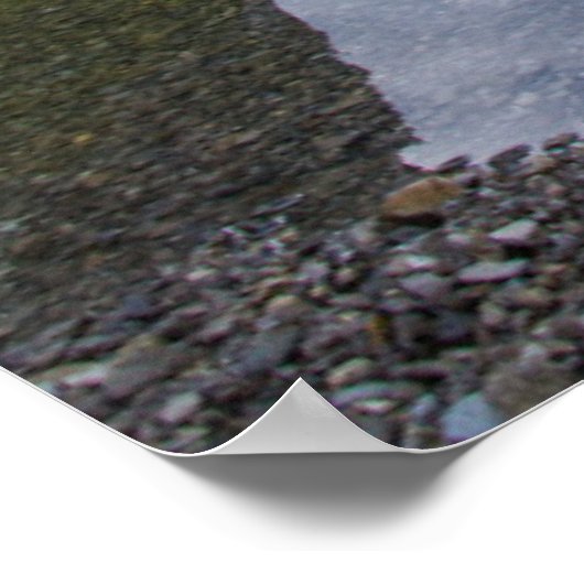 水 |スイス湖アルプス(スイス) ポスター (角)