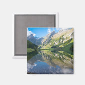 水 |スイス湖アルプス（スイス） マグネット (正面/裏面)