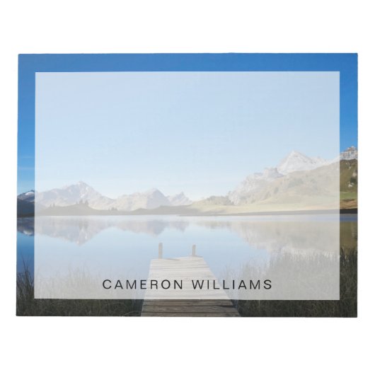 水 |スイス・ライ・ダ・ヴォンス ノートパッド (正面)