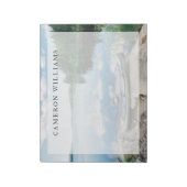 水 |スウェーデンの湖でカヌー ノートパッド (回転)