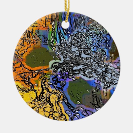 水 セラミックオーナメント (正面)