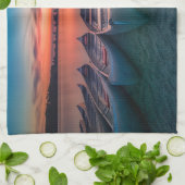 水 |セントルイス・ミズーリ湾 キッチンタオル (折り畳み)