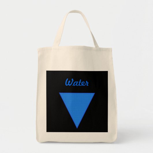 水 トートバッグ (正面)