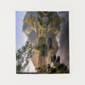 水 |ドイツのベルクテッサーデン湖 タペストリー (正面)