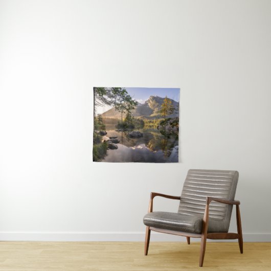 水 |ドイツのベルクテッサーデン湖 タペストリー (インサイチュ(横))