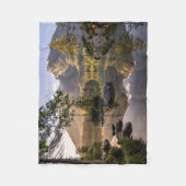 水 |ドイツのベルクテッサーデン湖 フリースブランケット (正面)