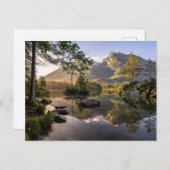 水 |ドイツのベルクテッサーデン湖 ポストカード (正面/裏面)