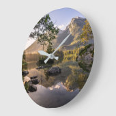 水 |ドイツのベルクテッサーデン湖 ラージ壁時計 (傾斜)