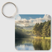 水 |パング湖とパインの森タイ キーホルダー (正面)
