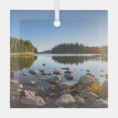 水 |ブルガリア、ロドープ山脈 ガラスオーナメント (正面)