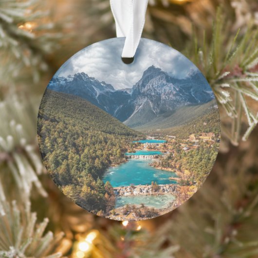 水 |ブルームーンレイク中国 オーナメント (ツリー)