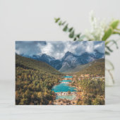 水 |ブルームーンレイク中国 サンキューカード (スタンド正面)