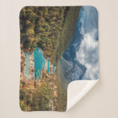 水 |ブルームーンレイク中国 シェルパブランケット (正面)