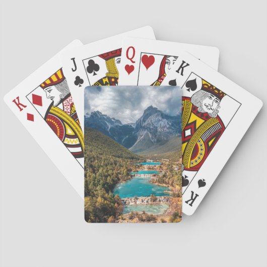 水 |ブルームーンレイク中国 トランプ (裏面)